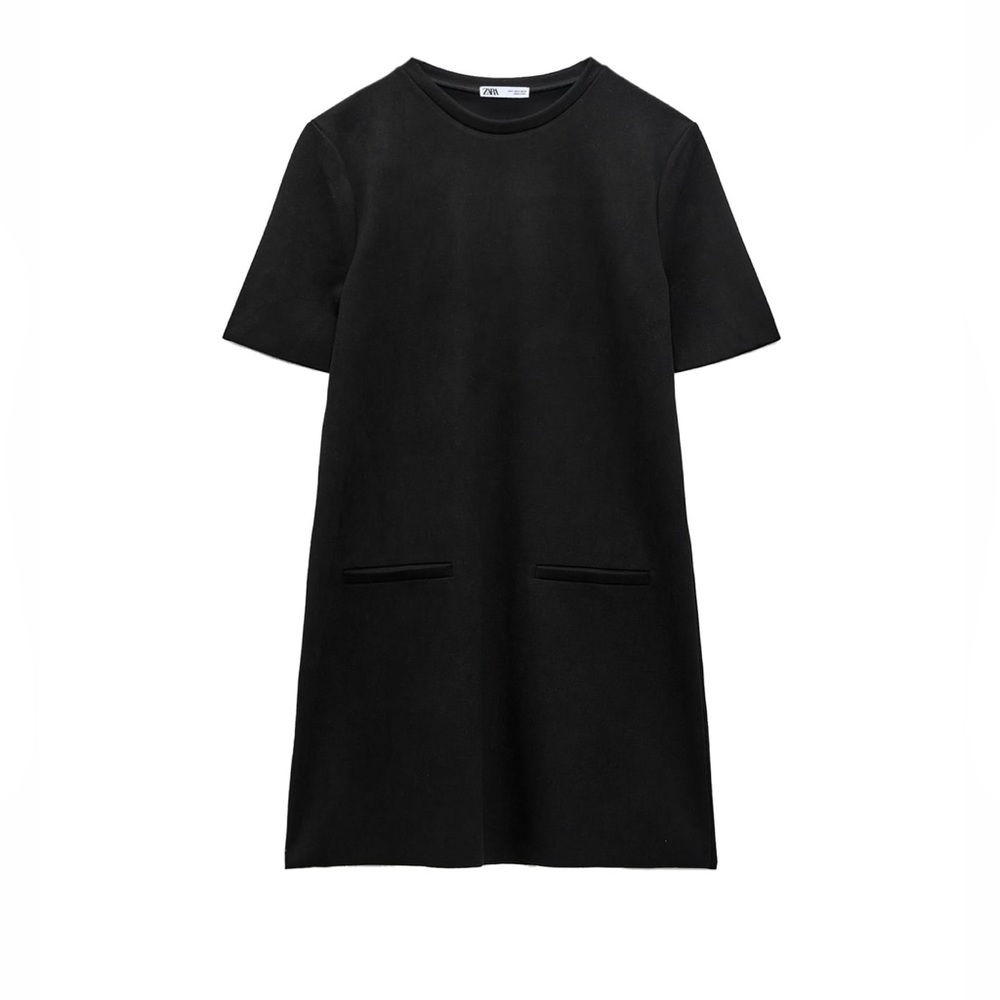 ZARA NEW WITH TAGS Suede mini dress sold out online!